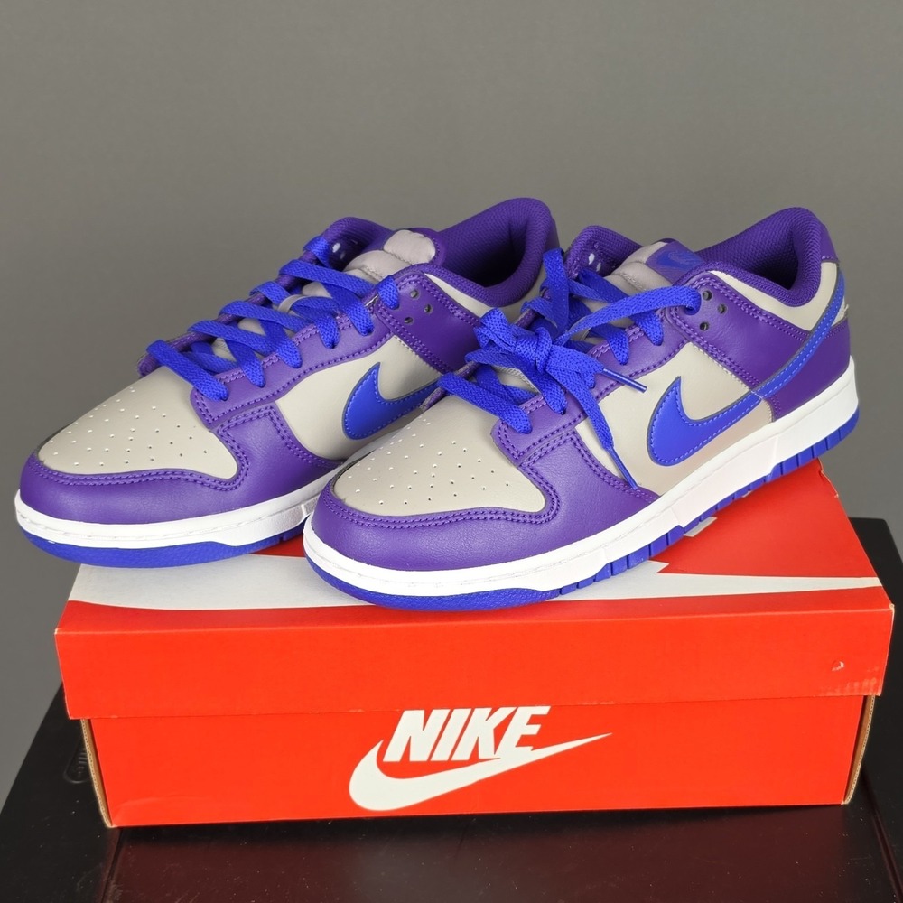 Nike Dunk Low Retro College Grey Persian Violet HF5441-005 Mens Size 9